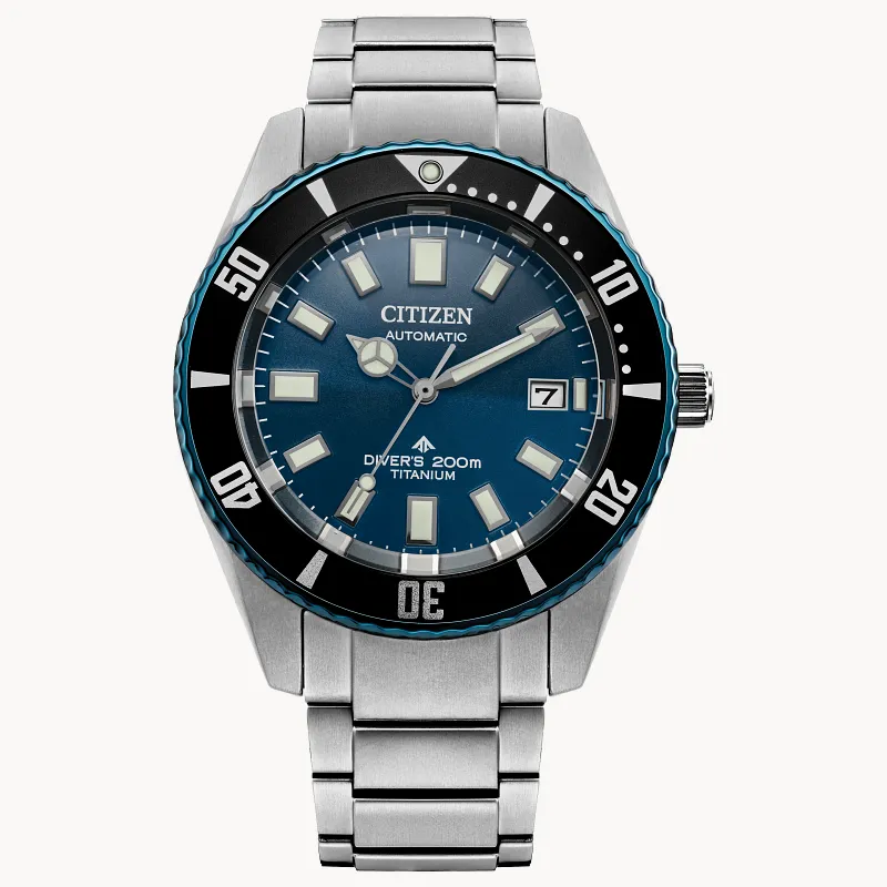 Promaster Fujitsubo Blue Dial Super Titanium with Platinum DLC Promaster Fujitsubo Blue Dial Super Titanium with Platinum DLC